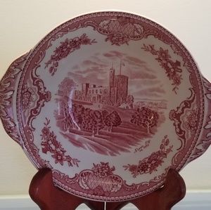 Old Britain Castles Red Bowl by Johnson Brothers